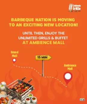 Enjoy Barbeque Nation at Ambience Mall!